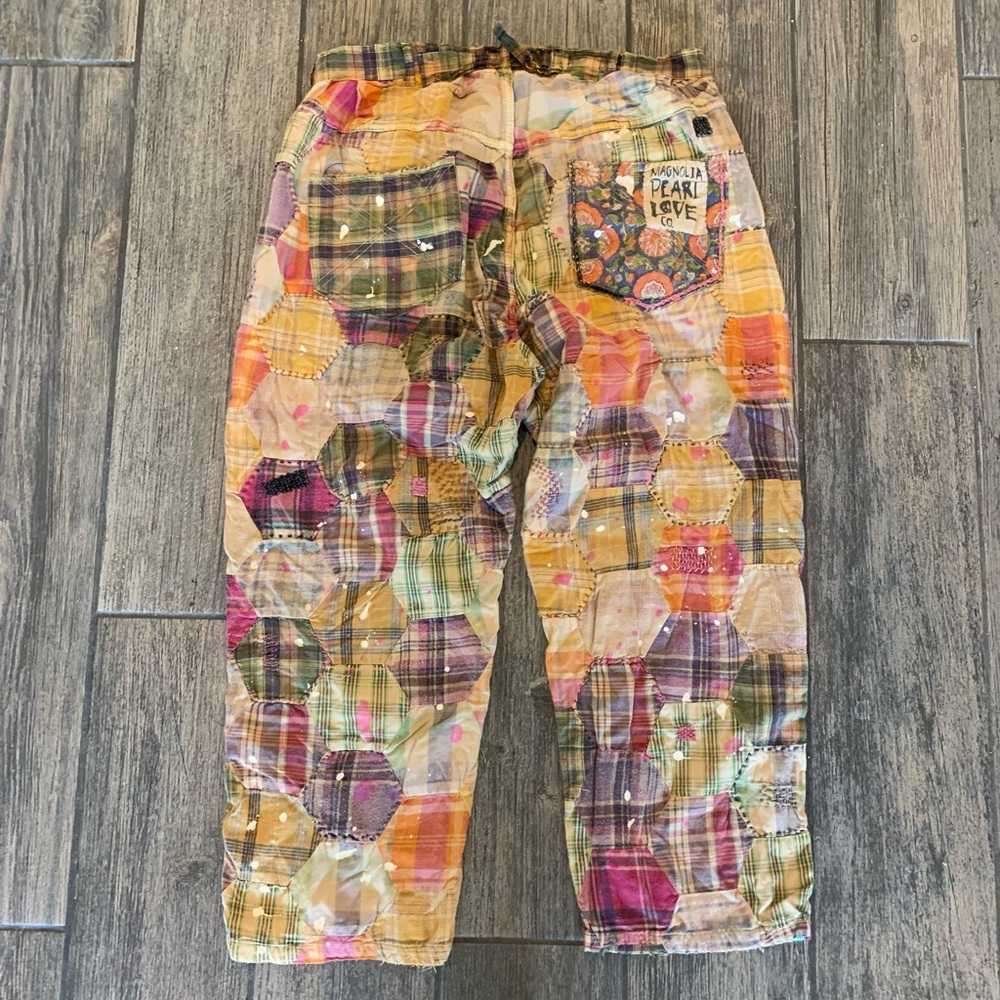 NWT Magnolia Pearl Quiltwork Miner Pants Honeybee - Picture 6 of 8